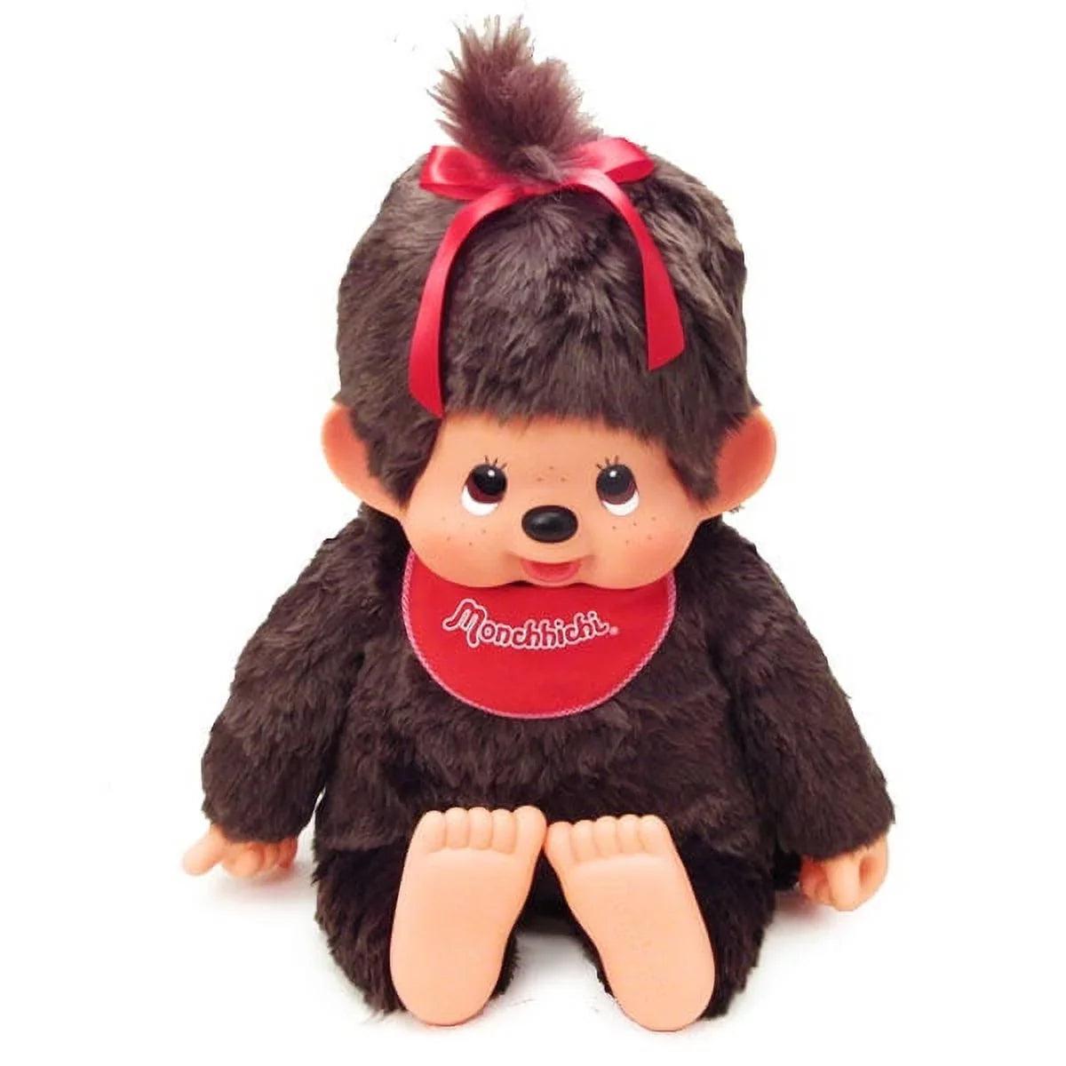 Girl Monkey Monchhichi Jumbo  Plush Toy. Limited Edition. 31" Tall.