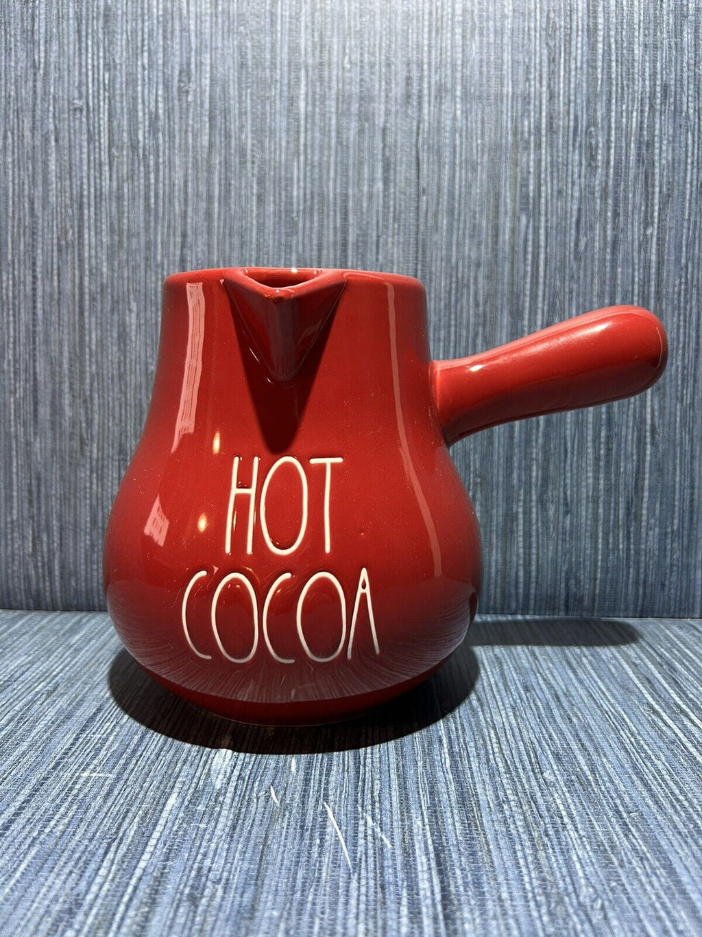 Rae Dunn   Pot Red Ceremic with White  Letter Kitchen