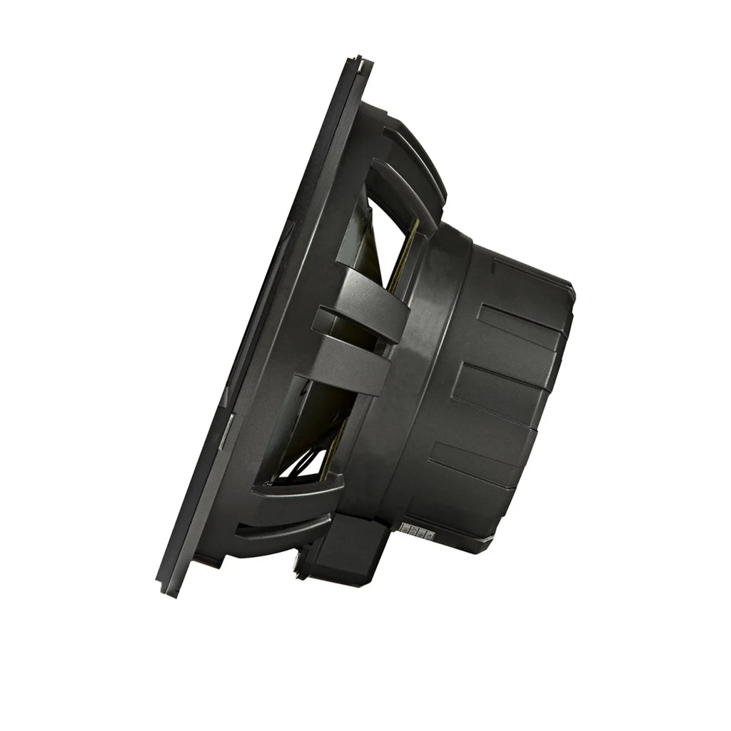 2 Kicker 45KMF104 10" Weather-Proof Subwoofers for Freeair Applications - 2 Kicker 45KMG10W 10"  Grilles (Charcoal)