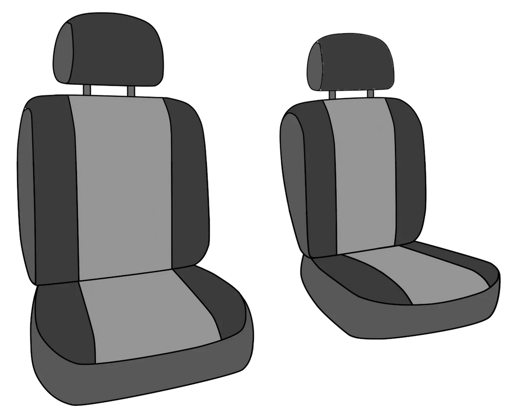 CalTrend Front  Seat Covers for 1994-1997 Toyota Land Cruiser - -72KA  Insert and Trim