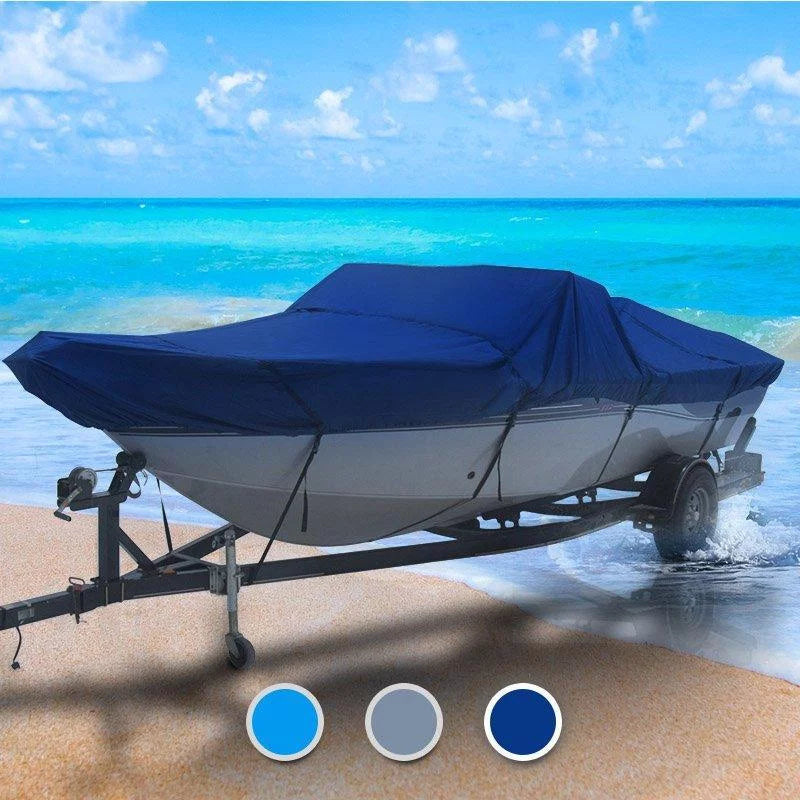 Universal Boat Cover -hull fishing watercrafts 12'-14' beam width to 68" Seal Skin 1200 Boat Cover