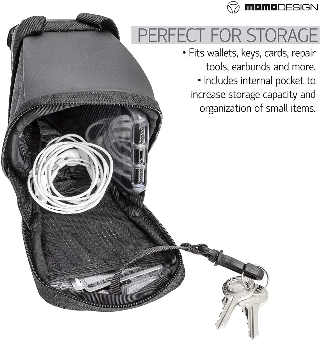 Bike  Saddle Bag  Weather Safe  Perfect for Storage  Led Tail Light & Reflective Design  Capacity of 1.2