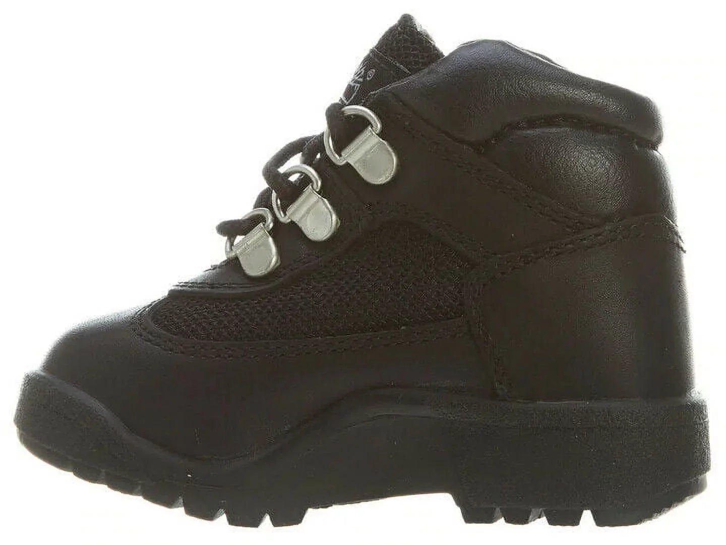 Timberland 15806 Baby Toddler Black Leather & Mesh Field Boot Shoes  (6.5)