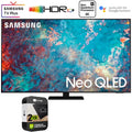 Restored Samsung  75 Inch Neo  4K Smart  (2021) Bundle with 2 Year Premium Extended Protection Plan (Refurbished)