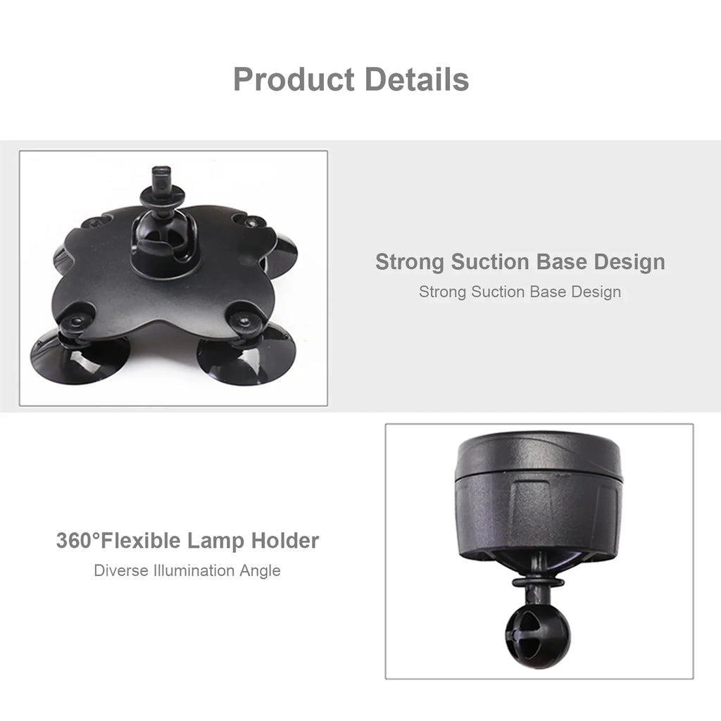 Aibecy Diving Light Kit Underwater with Remote Line Control Rotatable Angle for Swimming Pool Pond Fountain Patio Courtyard