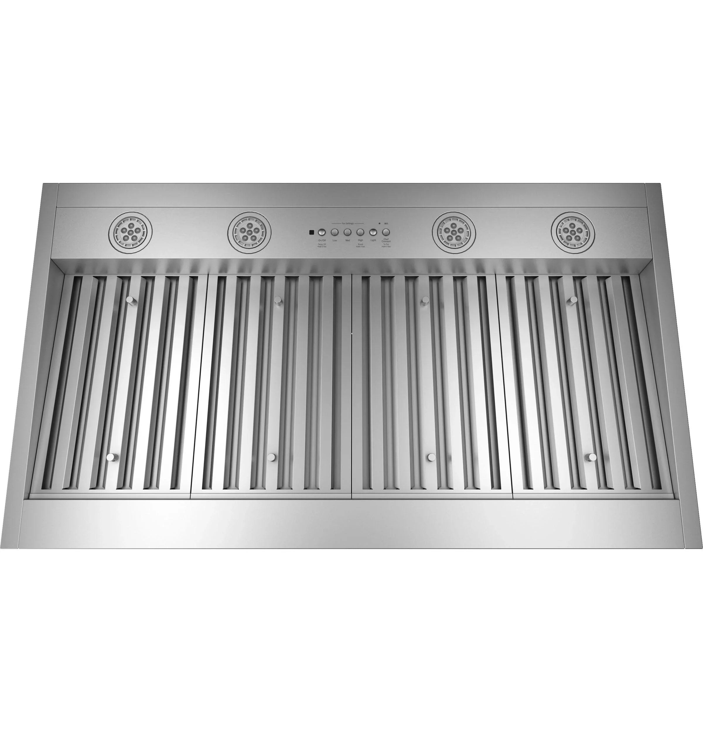 Cabinet Insert Smart Range Hood with 4-Speed/610  Blower, Electronic Backlit Controls,  Lighting