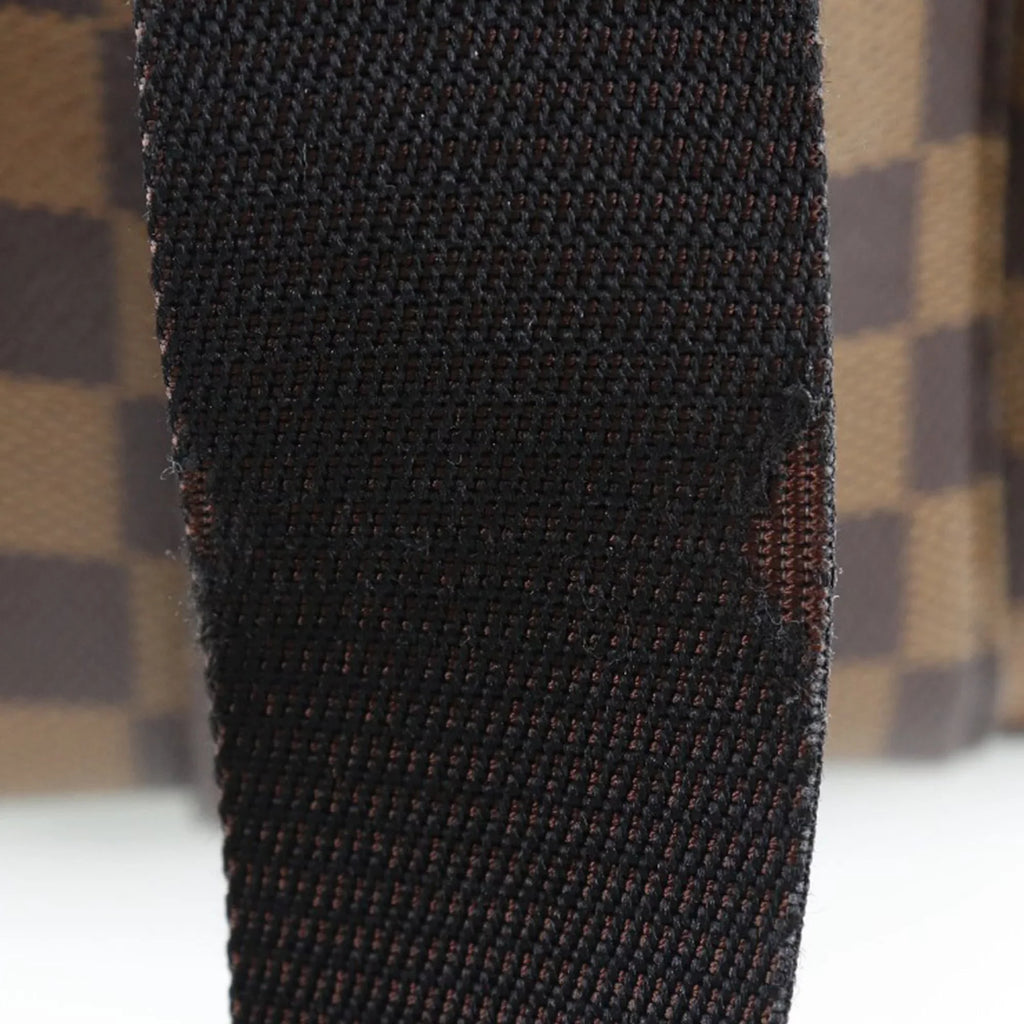 Pre-Owned   Louis Vuitton Naviglio  Damier Canvas Brown  Unisex Shoulder Bag (Fair)