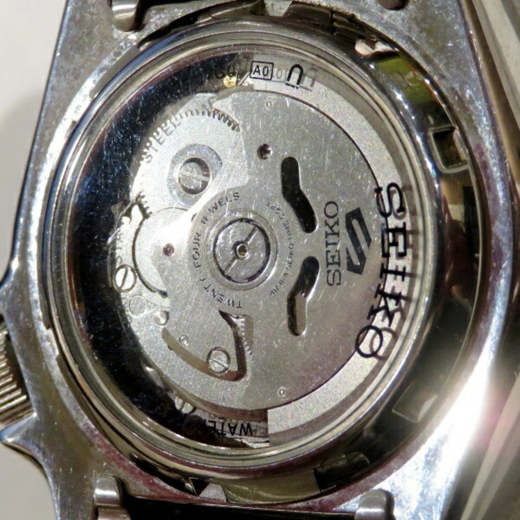 Pre-Owned Seiko Five Sports Mechanical 4R36-07G0 Automatic Watch Men's Wristwatch (Fair)