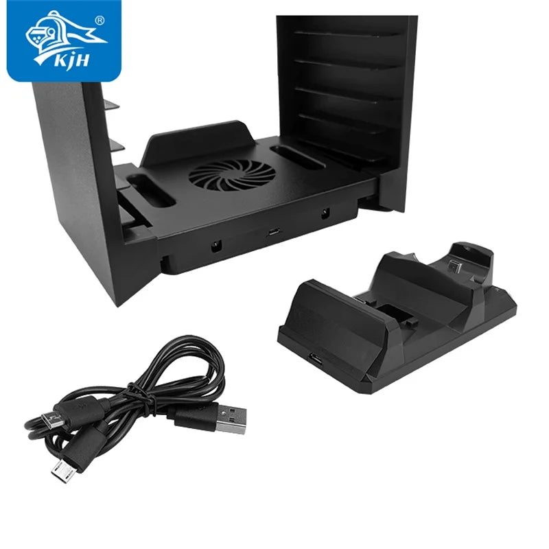 Cooling Fan Charger Vertical Stand Organizer for  Controller