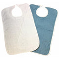 Beck's Classic Bib Hook and Loop Closure Reusable Terry Cloth,  - Pack of 12