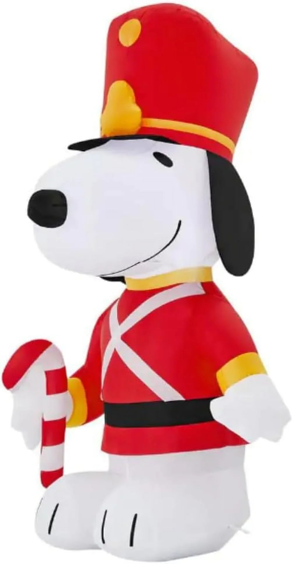 Gemmy Christmas Inflatable Snoopy as Toy Solider, 3.5 ft Tall, Multi