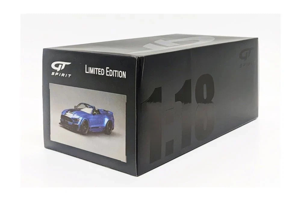2022 Shelby Super Snake Speedster Convertible, Blue -  Spirit  - 1/18 Scale Resin Car