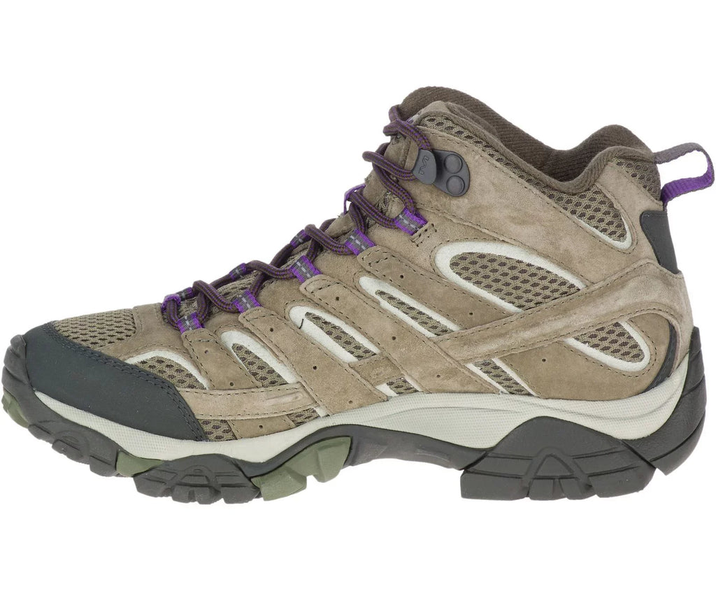 Merrell Women's Moab 2 Ventilator Mid Hiking Shoes, Olive, Size 9 Wide