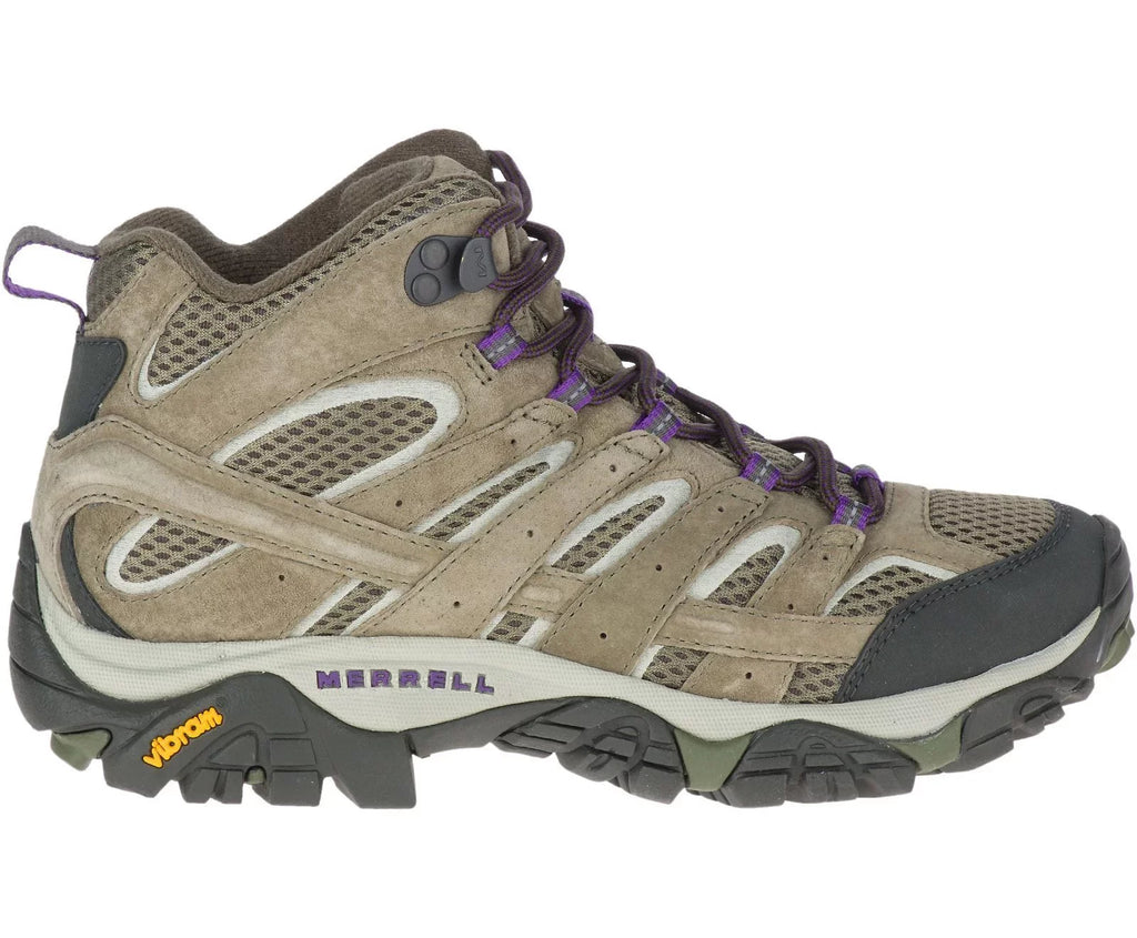 Merrell Women's Moab 2 Ventilator Mid Hiking Shoes, Olive, Size 9 Wide