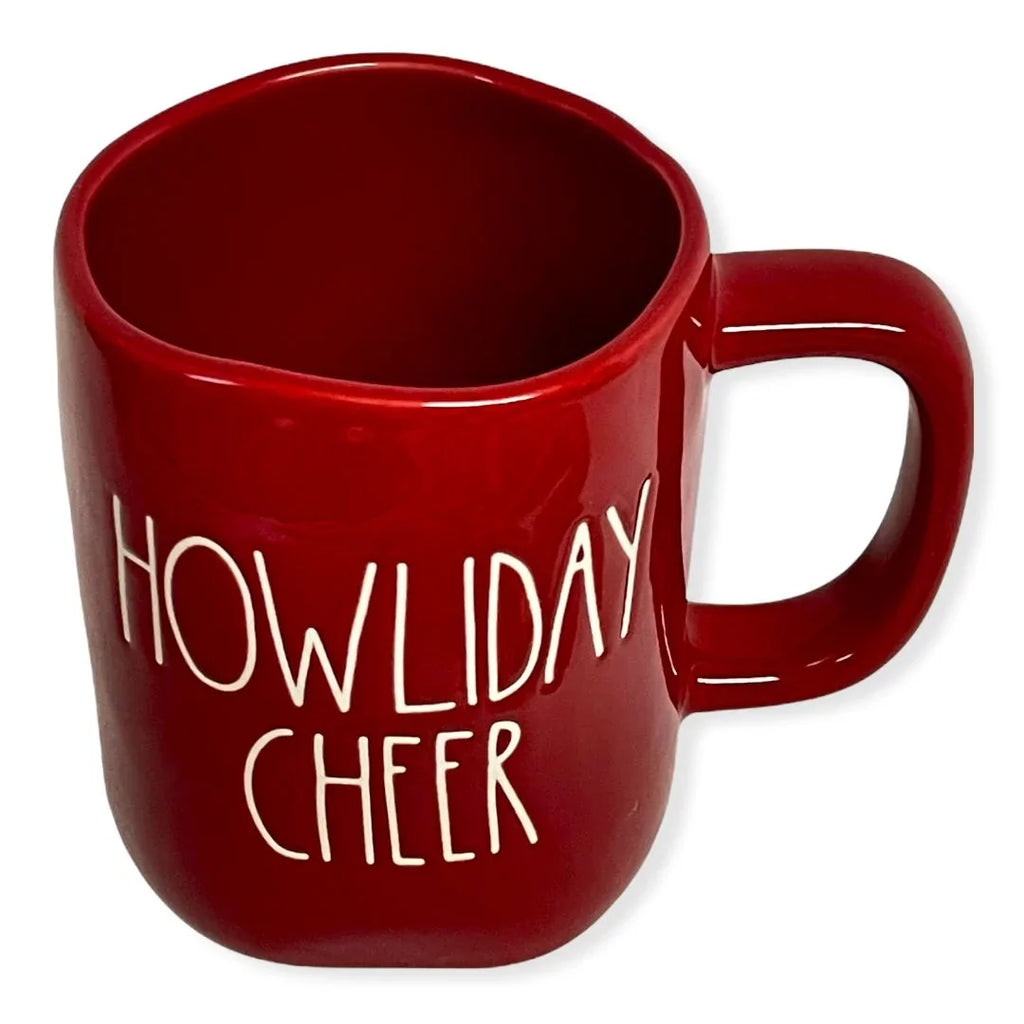 Rae Dunn Red   Mug for Christmas with White  Letter Tea Mug