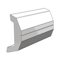 Taco Marine -3670BKA20D Rigid Vinyl, Black Rub Rail Insert, 3/4" x 1-7/8" x 20'