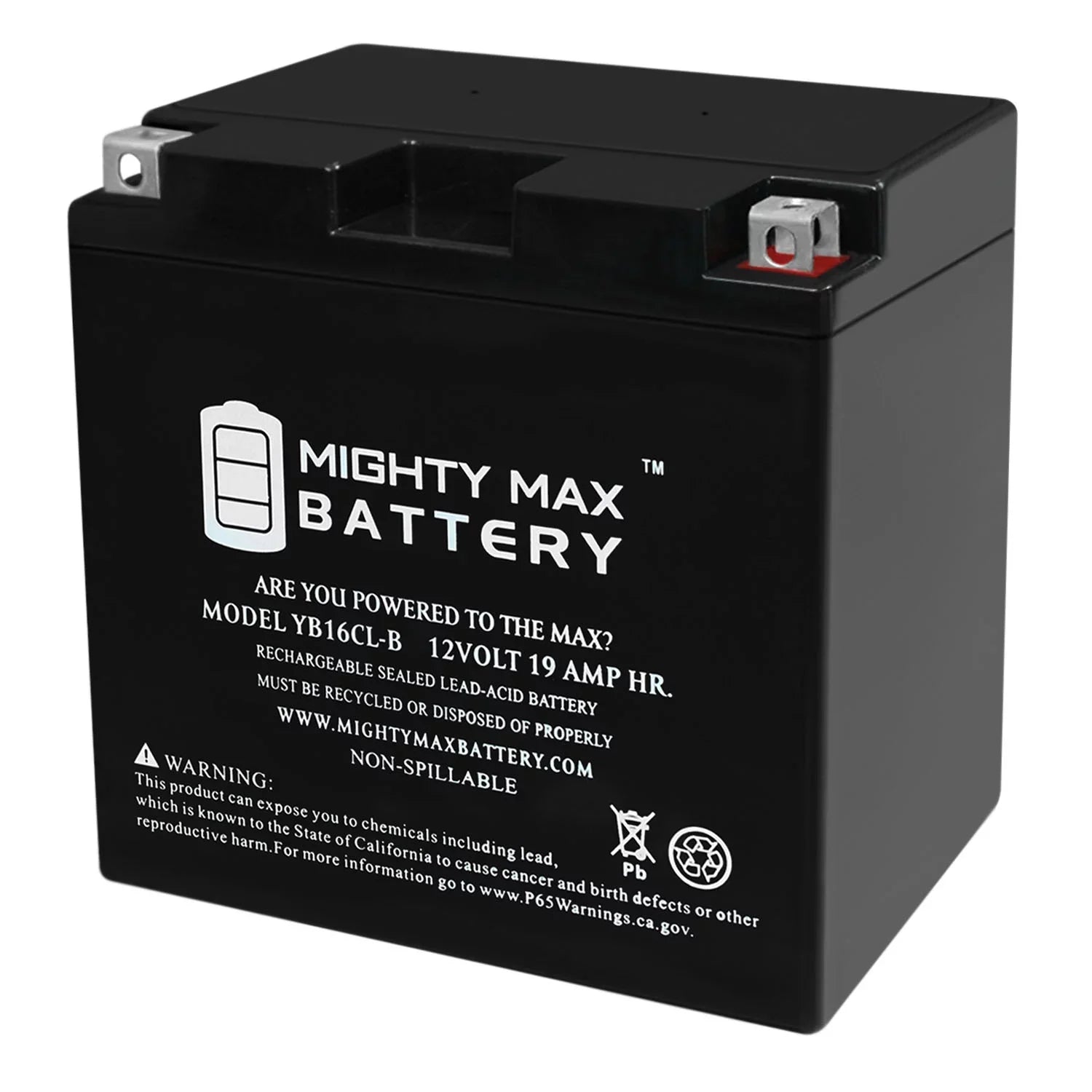 '- 12V 19AH Battery for Yamaha ,  1800cc (2009 - 2012)