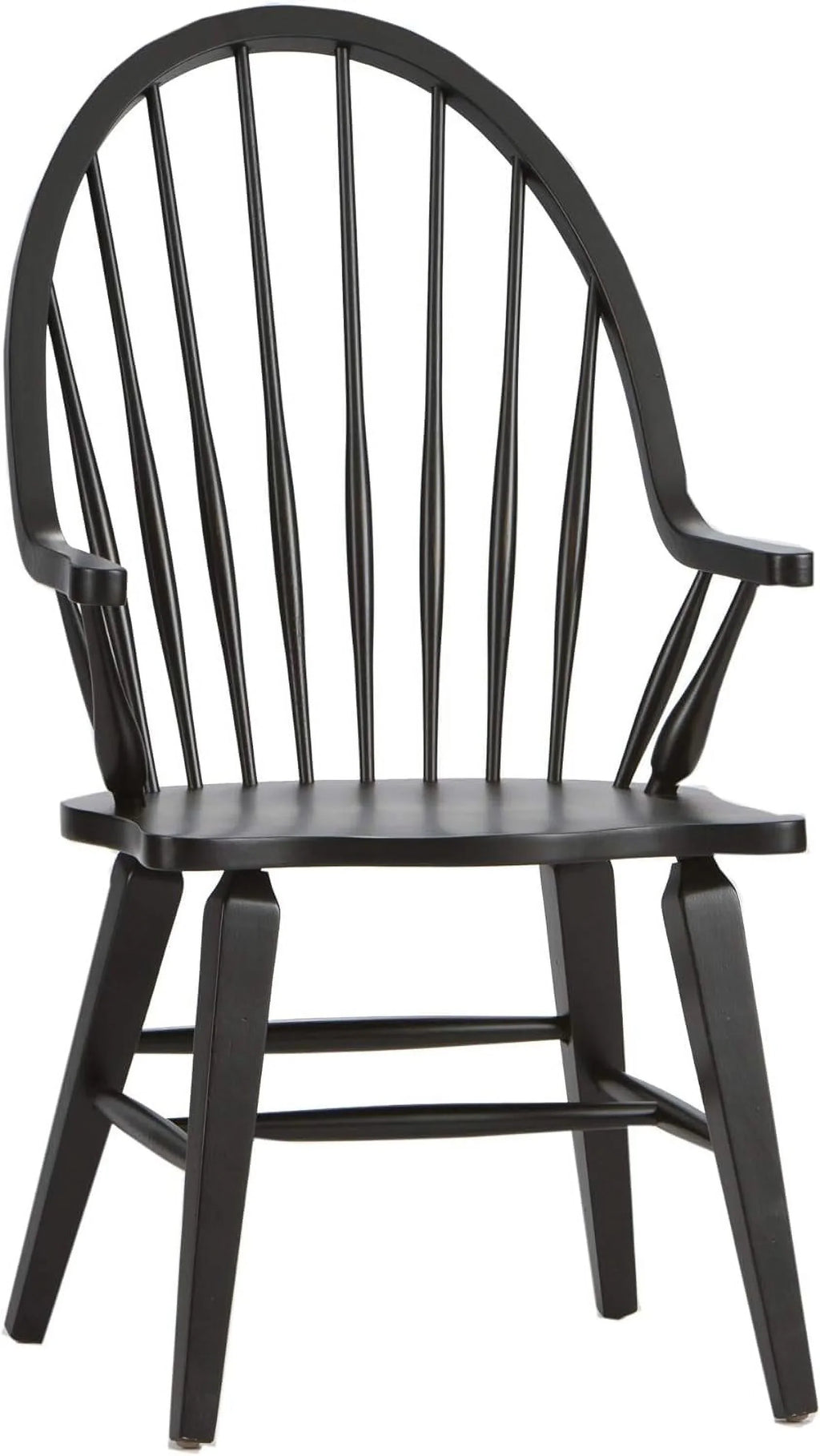Windsor Back Arm Chair,     , Black