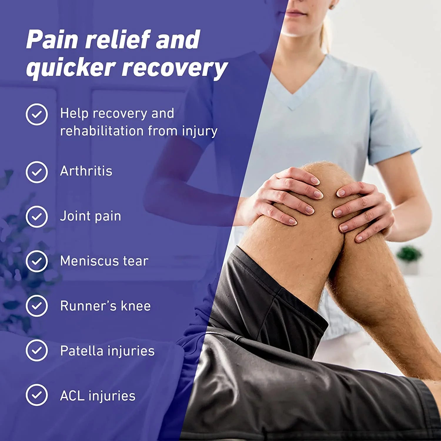 Neo- Knee Support, Open Patella – Knee Support for Knee Pain Arthritis, Joint Pain Relief, Meniscus tear, runners knee, patella injuries – Knee support for women and men - Adjustable Compression
