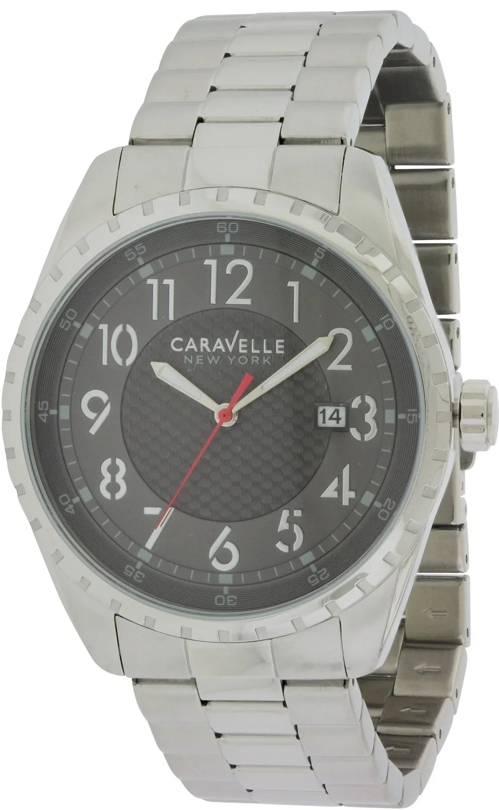 Caravelle New York Stainless Steel Mens Watch 43B134