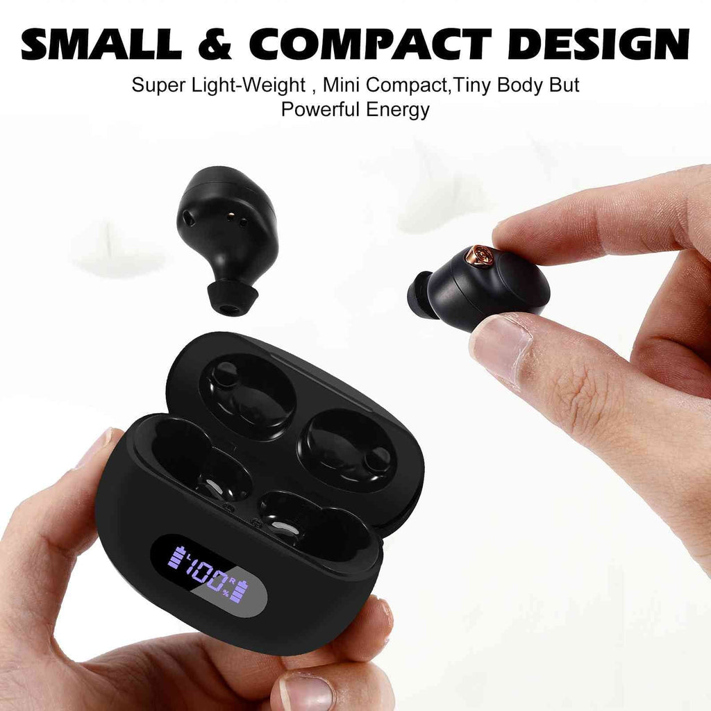 UrbanX True Wireless Bluetooth Earbuds + Charging Case, Black, Dual Connect,  Water Resistance, Bluetooth 5.2 Connection, Balanced, Bass Boost Compatible with Lenovo Legion  (2023)