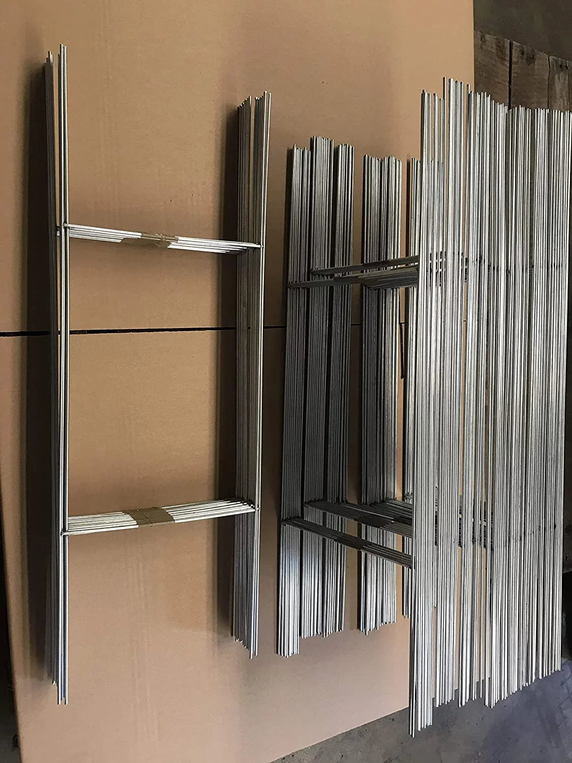 50 Metal Wire Stake 10 x 30 Inch x 9 Gauge Galvanized Wire Double -Frame Sign Holder, Signs Stake 30'' Tall and 10'' Wide use with 4mm or 5mm Corrugated Signs, Ship Same Day (Pkg50Stake30)