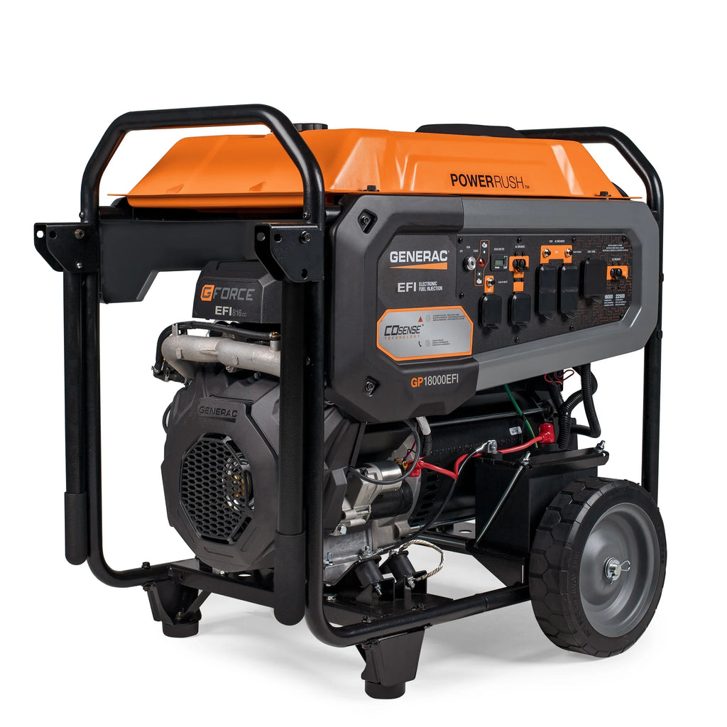 Generac 8917  18000 Watt Electric Start Gas Powered Portable Generator with COSense - 50ST