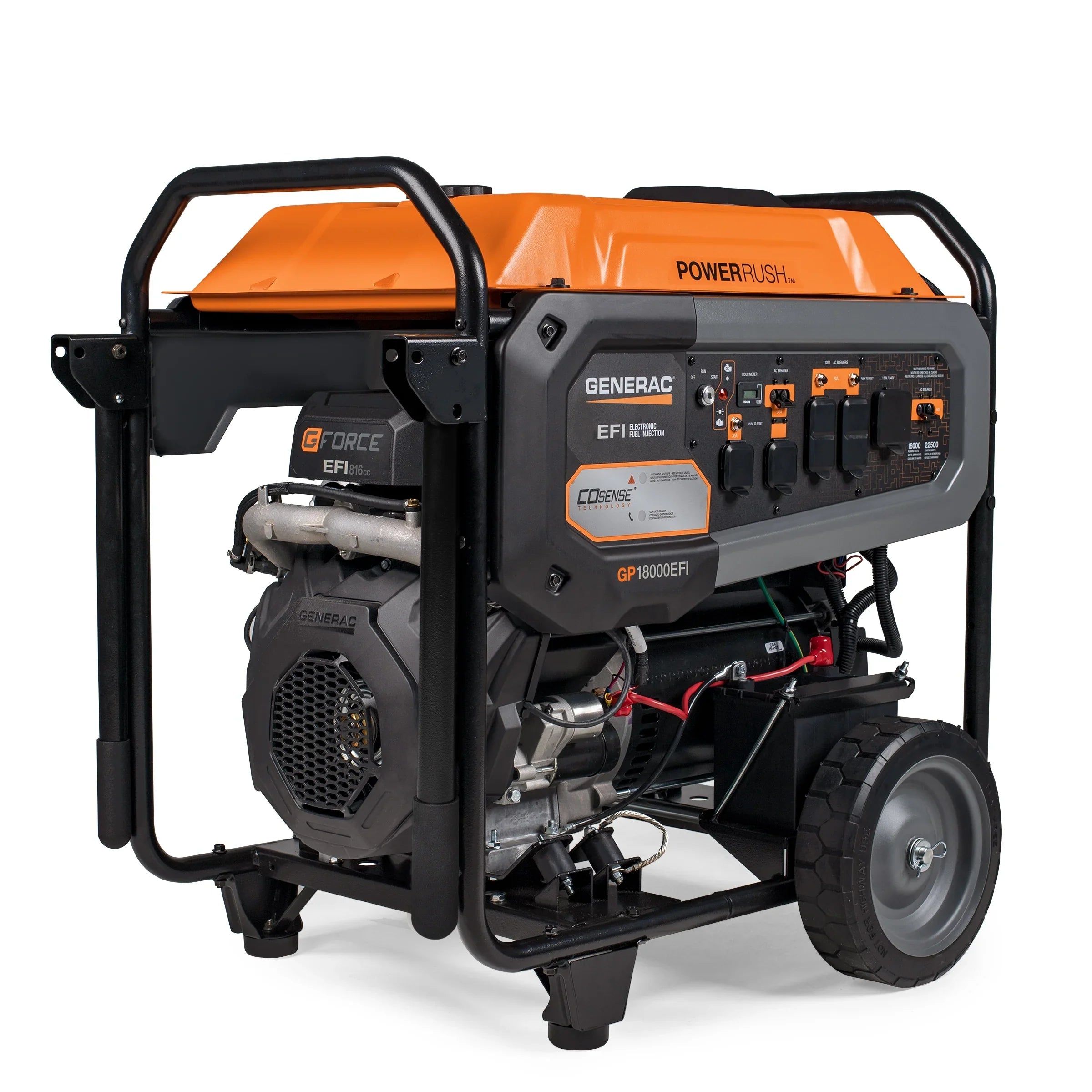 Generac 8917  18000 Watt Electric Start Gas Powered Portable Generator with COSense - 50ST