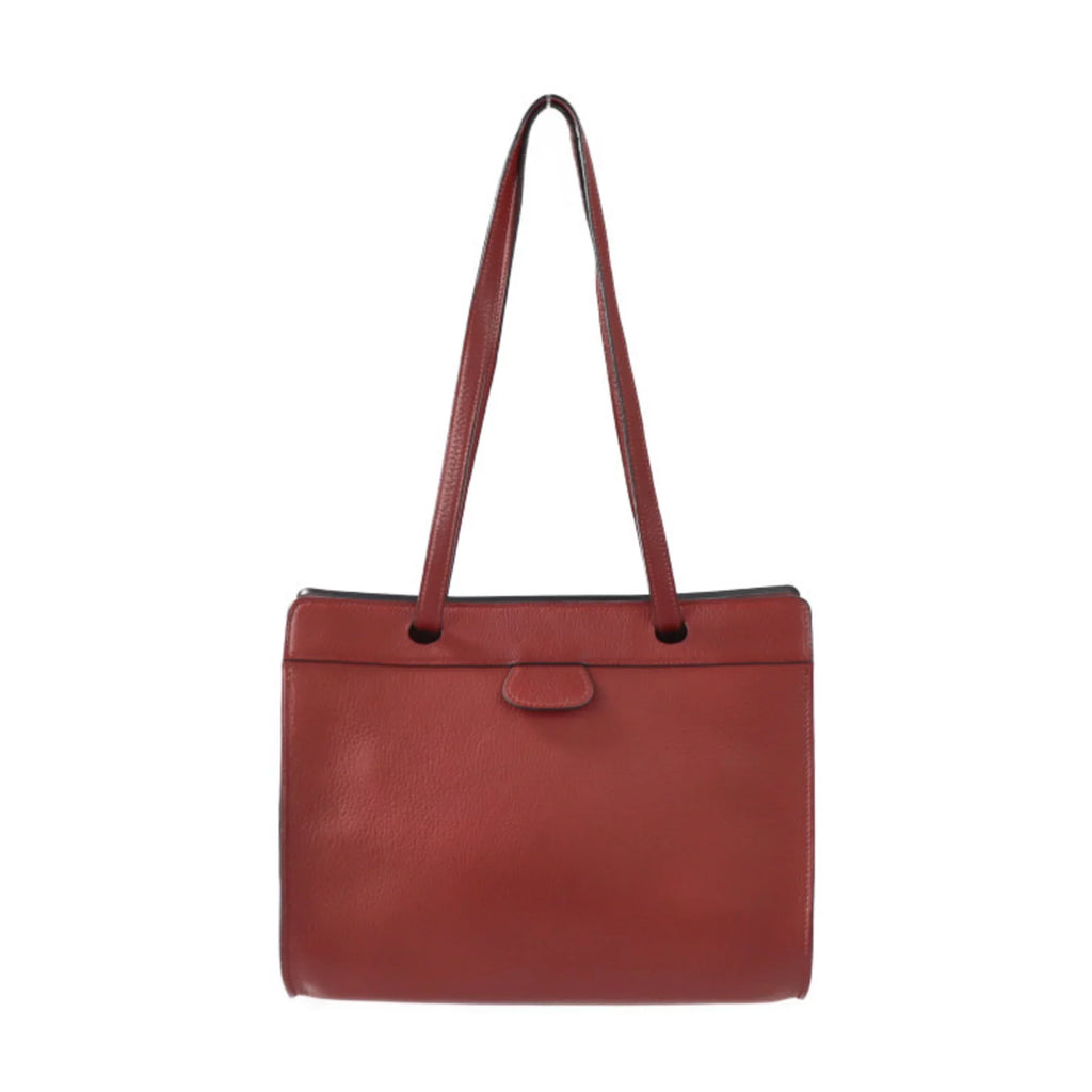 Pre-Owned  Hermes Museau Shoulder bag Taurillon Clemence Rouge Ash Tote □ stamp (Good)