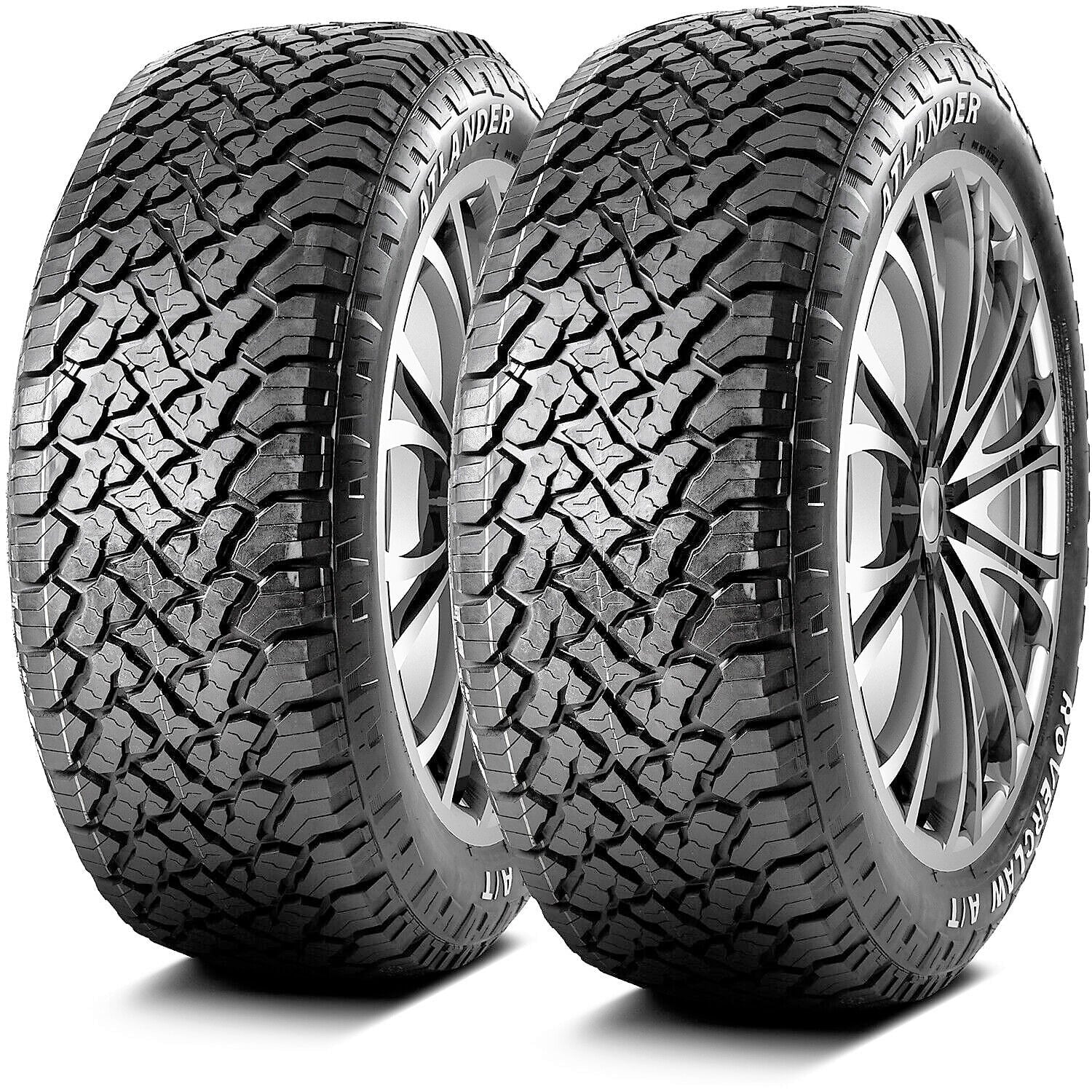 Atlander Roverclaw /  245/75R16 Load  10 Ply  All Terrain Tire Fits: 2015 Toyota Tacoma  Pro, 1995-2002 Chevrolet Tahoe