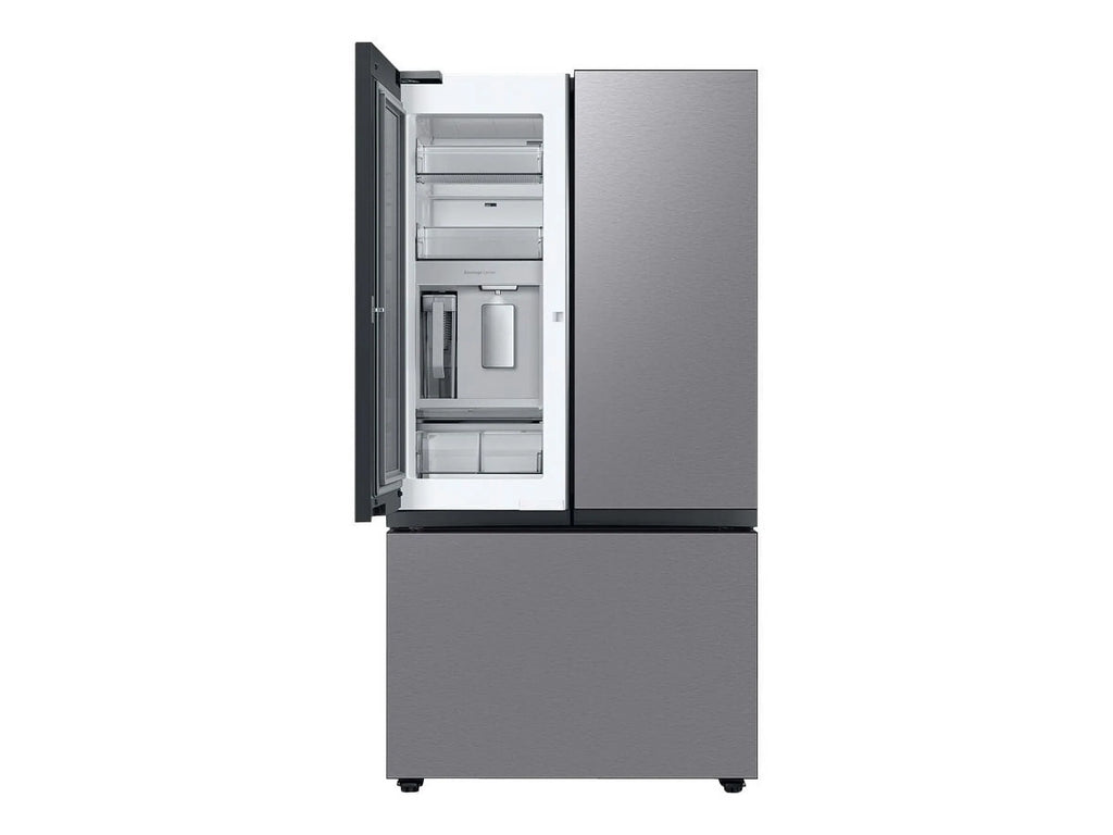 Samsung Bespoke 3-Door French Door Refrigerator (30 cu. ft.) with Beverage Center