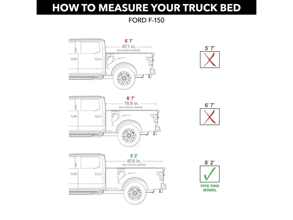 by RealTruck Revolver X4s Hard Rolling Truck Bed Tonneau Cover | 80338 | Compatible with 2021 - 2023 Ford -150 8' 2" Bed (97.6")