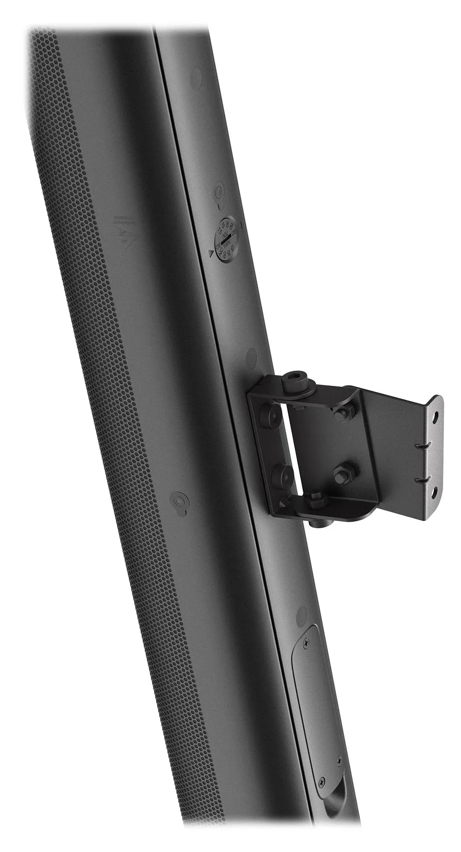 (8)  - 24" Black 70V Commercial Column Wall Mount Array Speakers+Amp