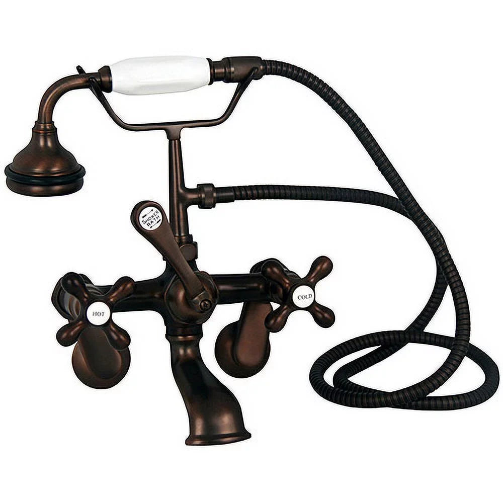 '- Tub Kit 60  Roll Top  Shower Rd  Filler  Supplies  Drain-Oil Rubbed Bronze