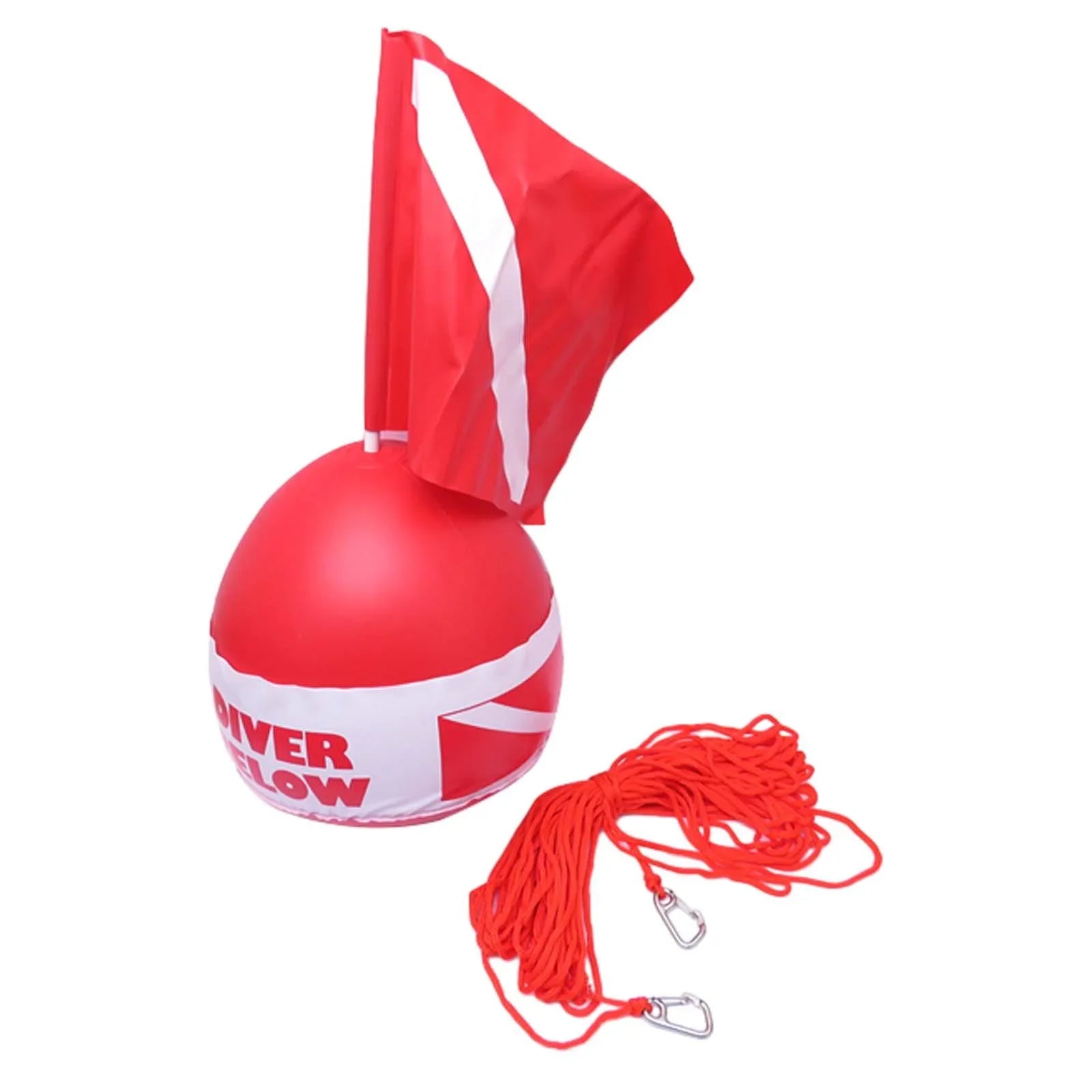 Dive Flag Float Buoy Dive Flag High Visibility Float , Inflatable Floater for Surface ing, Diving, Fishing
