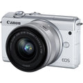 Canon   Mirrorless Digital Camera with 15-45mm Lens (White) 3700C009