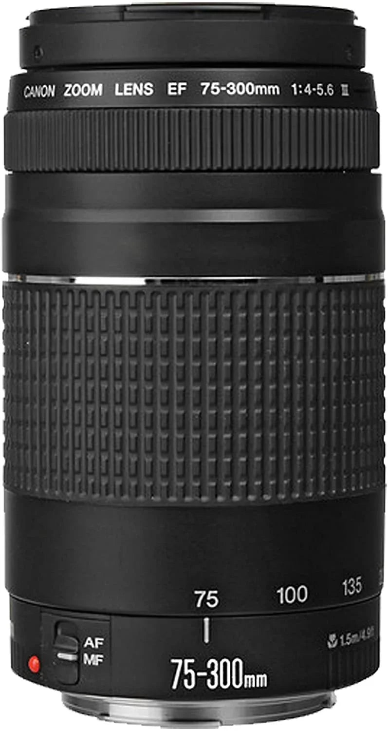 Canon  800D Rebel T7i  Camera w/- 18-55mm /4-5.6 is  Zoom Lens + 75-300mm /4-5.6  Lens +  50mm f/1.8  Lens + 128GB Memory + Case + Tripod + Filters 40pc Bundle