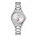 Women's Bulova Silver Alabama Crimson Tide Stainless Steel Sport Classic Watch