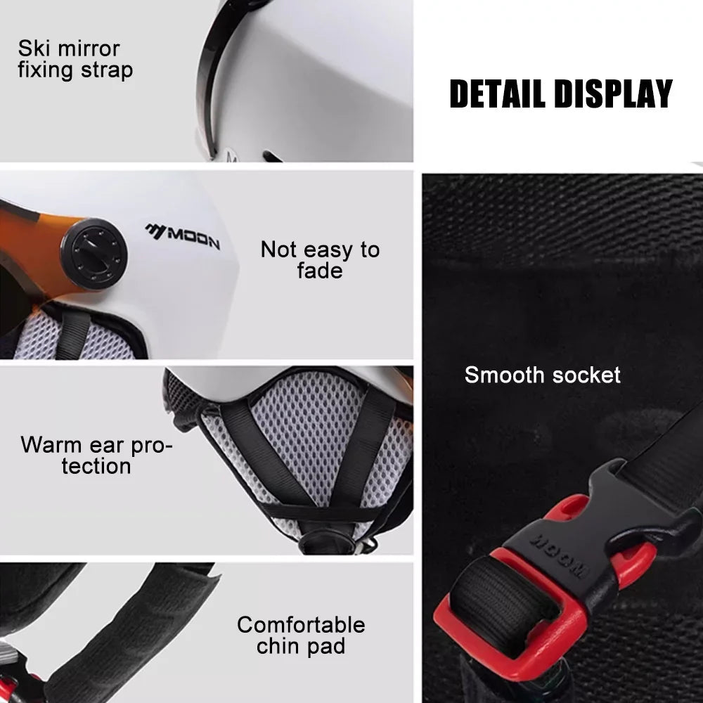 Skiing Snowboard Skateboard Helmets - Winter Windproof Cycling Safety Gear