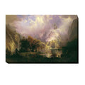 Artistic Home Gallery  Rocky Mountain Landscape by Albert Bierstadt Premium Gallery-Wrapped Canvas Giclee - 12 x 18 x 1.5 in.