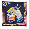 Pre-Owned Hermes  Carre 45 Chevaloscope Neon Pointill 23SS Scarf Mini New Silk Ladies Marine Rose Jaune Horse (Like New)