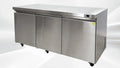 72 in.  Commercial Three Door Undercounter Freezer 16.6 cu. ft.