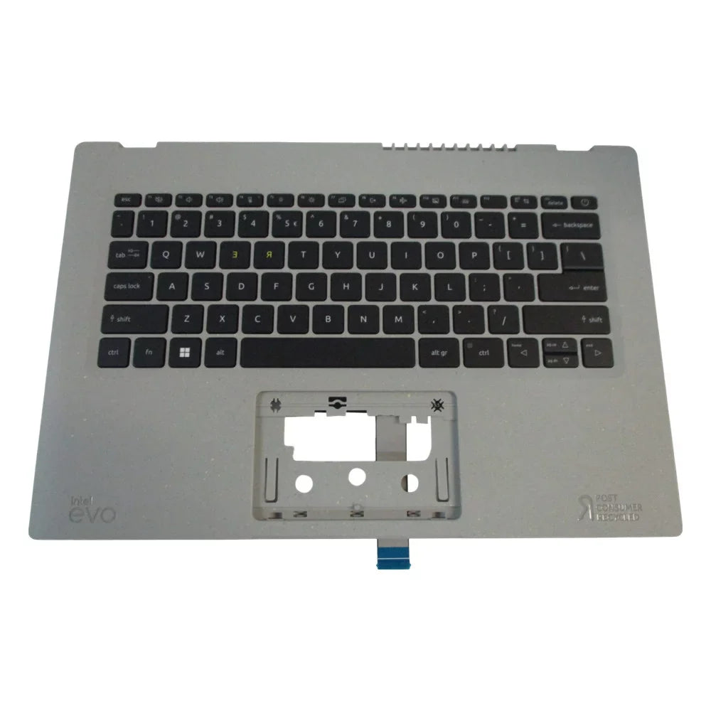Acer Aspire Vero -51 Gray Upper Case Palmrest w/ Backlit Keyboard 6B..030
