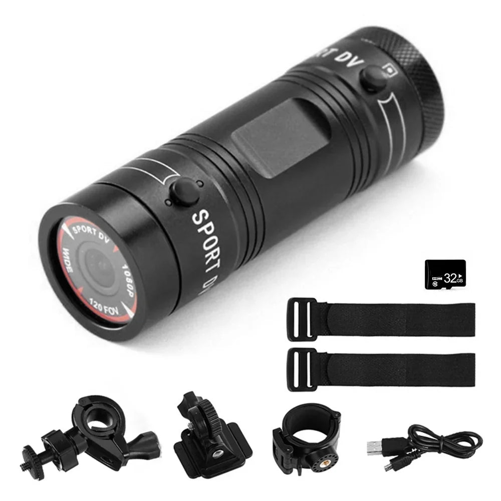 Htovila Camcorder,Camera Outdoor Camera Waterproof Bike Helmet Camera 120° Wide Waterproof Camera Adventures  Dazzduo 6588