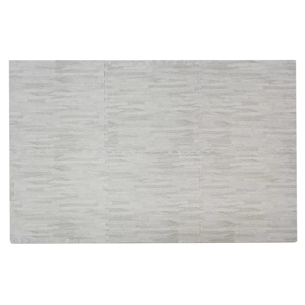 Home Aesthetics 100 Sq. Ft 3/8 Inch Thick Interlocking Foam Mats Flooring, White