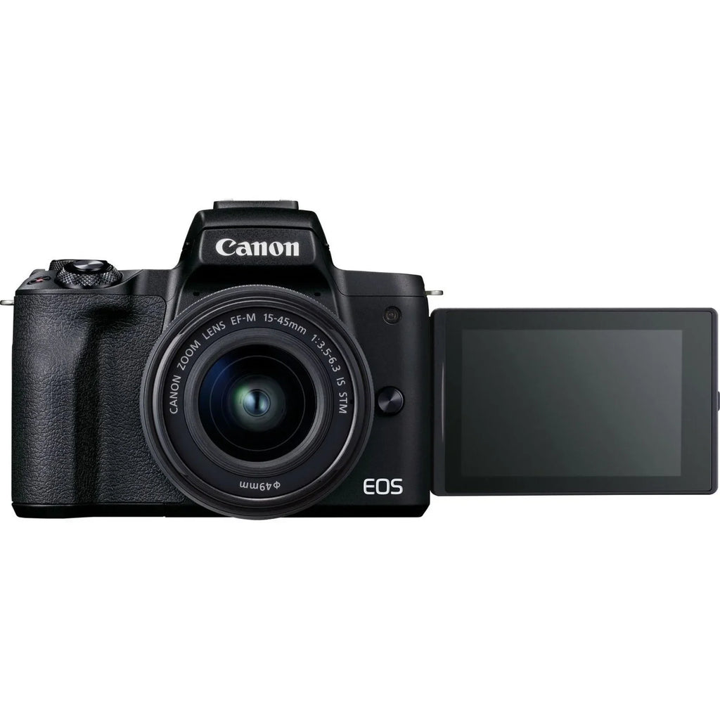 Canon   Mark  24.1 Megapixel Mirrorless Camera with Lens, 0.59", 1.77", Black