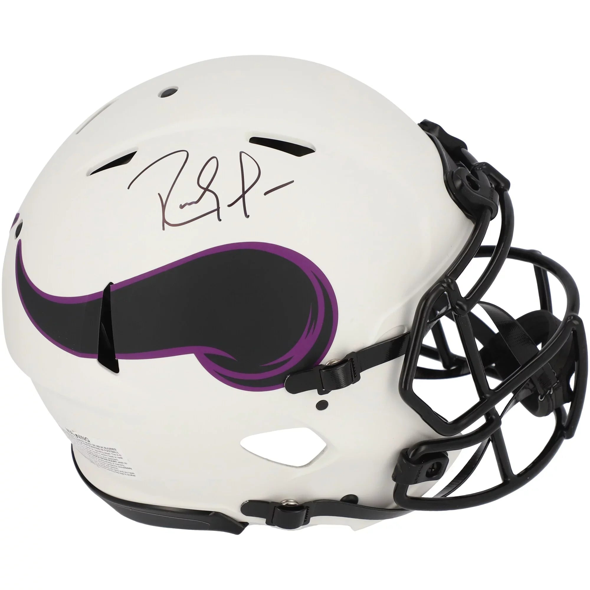 Randy Moss Minnesota Vikings Autographed Riddell Lunar Eclipse Alternate Speed Authentic Helmet