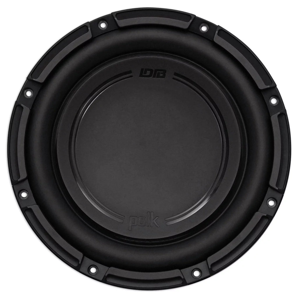 (2) Polk Audio  10” 1050w Single 4-Ohm Car/Marine Audio Subwoofers Subs