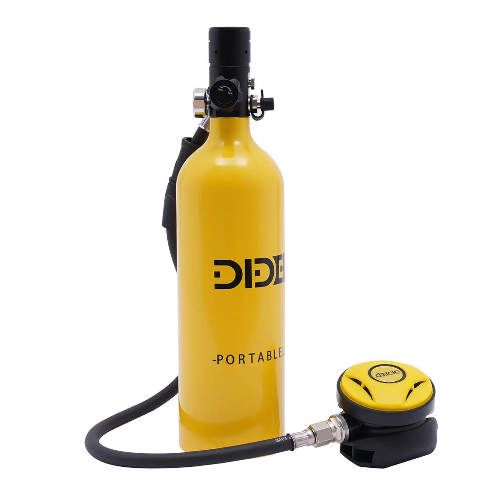 1L Reusable Mini Scuba Tank Kit Portable Underwater Scuba Diving Gear Deepest 32.8ft