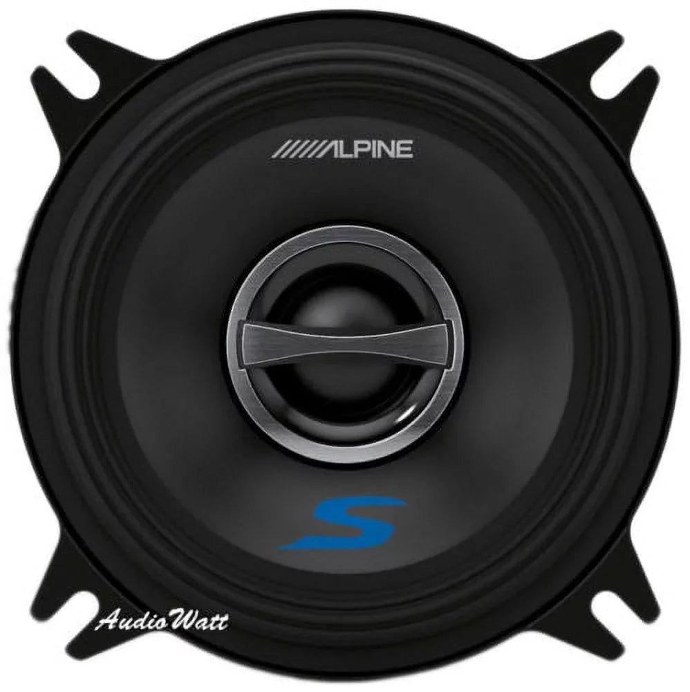Alpine -Series 4 Coaxial 2-Way Speaker Set - -"
